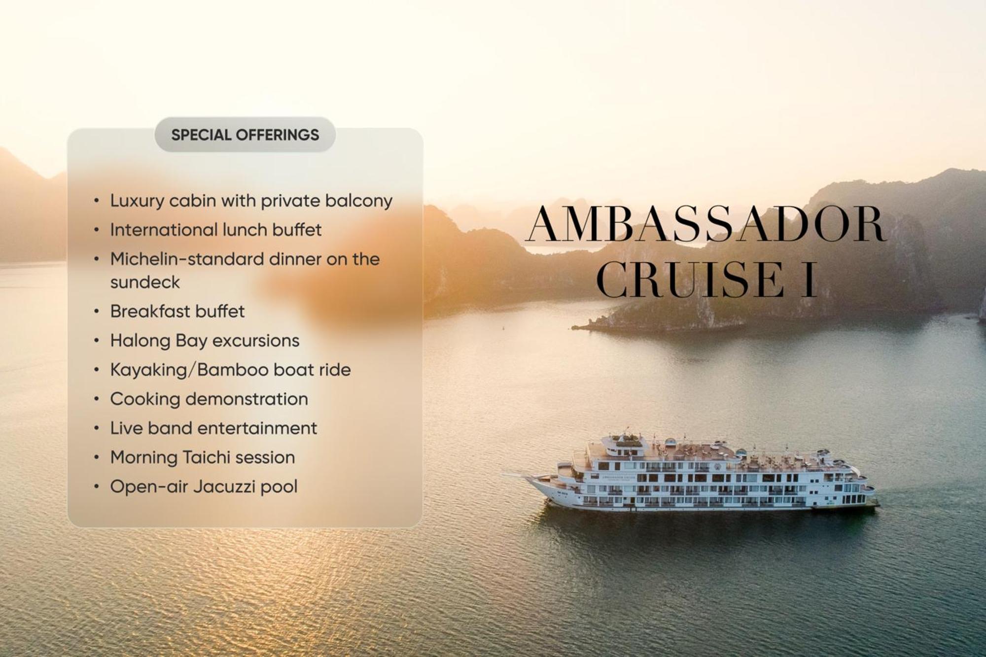 فندق Ambassador Cruise Halong Bay ها لونغ المظهر الخارجي الصورة